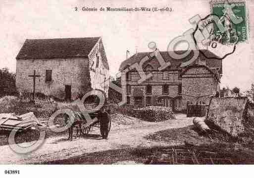 Ville de SAINTWITZ, carte postale ancienne