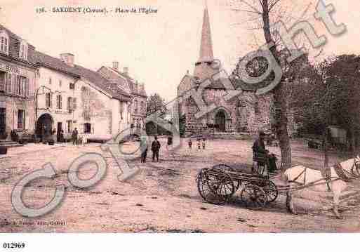 Ville de SARDENT, carte postale ancienne