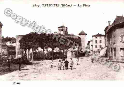 Ville de TALUYERS, carte postale ancienne