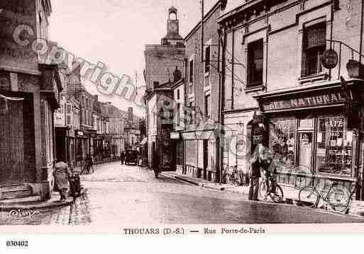 Ville de THOUARS, carte postale ancienne