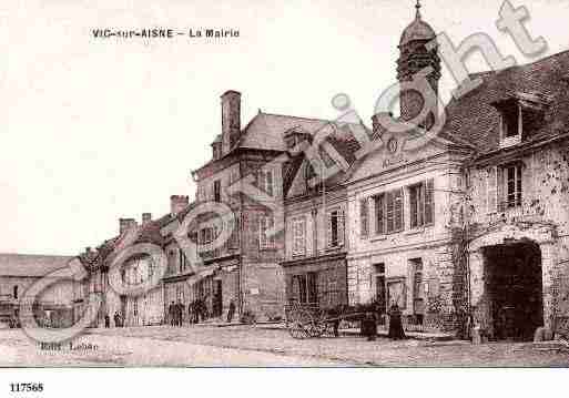 Ville de VICSURAISNE, carte postale ancienne