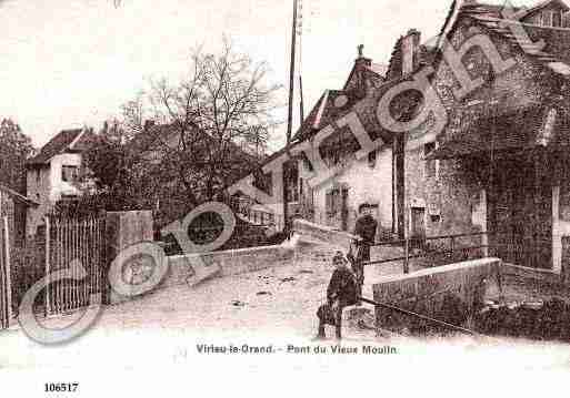 Ville de VIRIEULEGRAND, carte postale ancienne