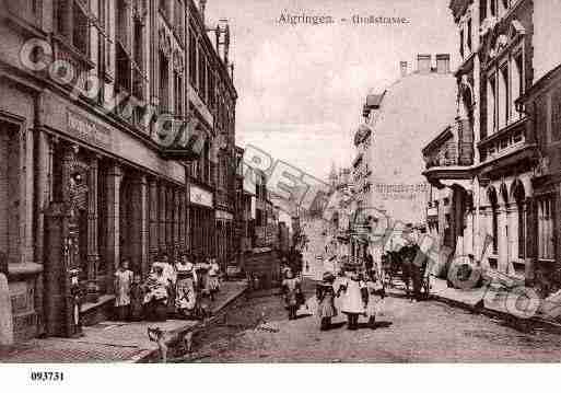 Ville de ALGRANGE, carte postale ancienne