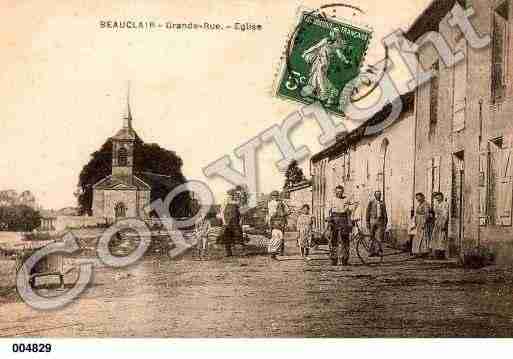 Ville de BEAUCLAIR, carte postale ancienne