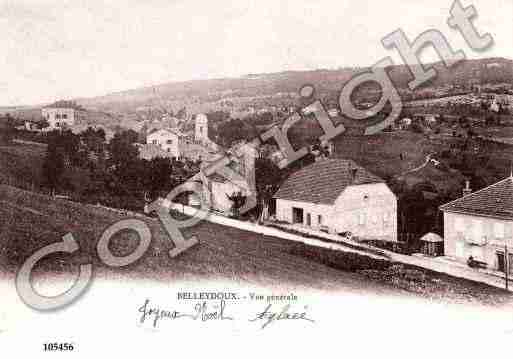 Ville de BELLEYDOUX, carte postale ancienne