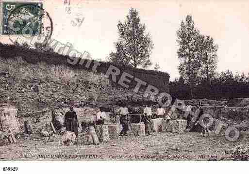 Ville de BERCHERESLESPIERRES, carte postale ancienne