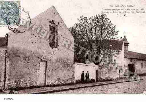 Ville de BOURGET(LE), carte postale ancienne