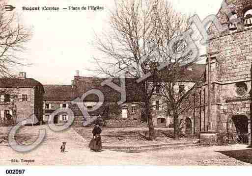 Ville de BUGEAT, carte postale ancienne