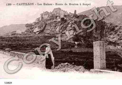 Ville de CASTILLON, carte postale ancienne