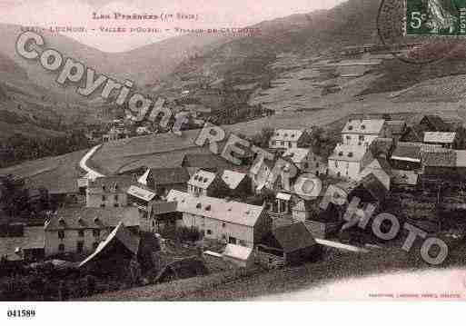 Ville de CAUBOUS, carte postale ancienne