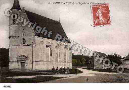 Ville de CAUVIGNY, carte postale ancienne