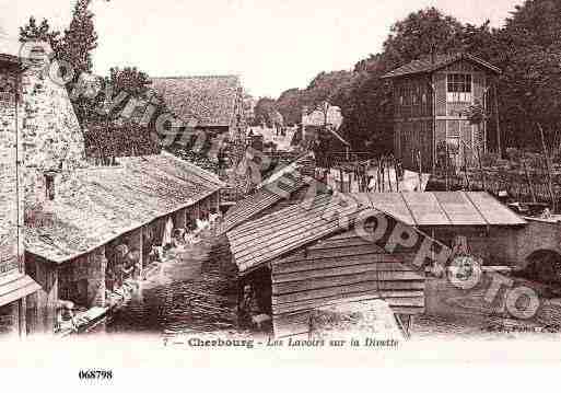 Ville de CHERBOURG, carte postale ancienne