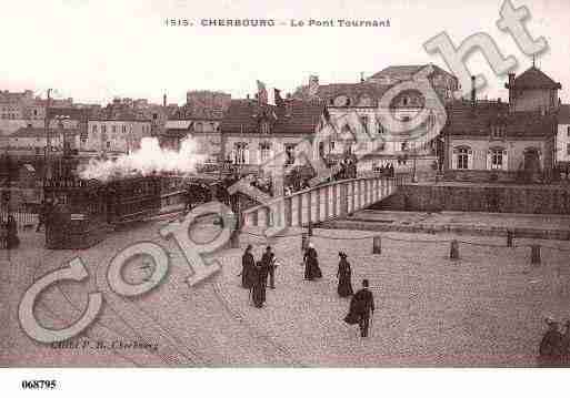 Ville de CHERBOURG, carte postale ancienne