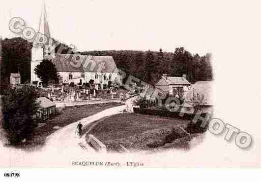 Ville de ECAQUELON, carte postale ancienne