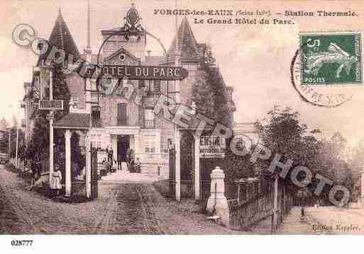 Ville de FORGESLESEAUX, carte postale ancienne