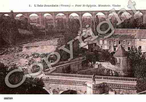 Ville de ISLEJOURDAIN(L'), carte postale ancienne