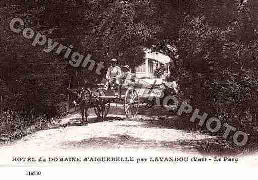 Ville de LAVANDOU(LE), carte postale ancienne