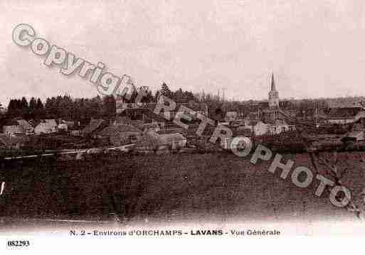 Ville de LAVANSLESDOLE, carte postale ancienne