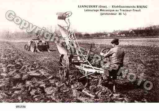 Ville de LIANCOURT, carte postale ancienne