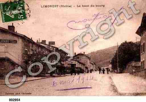 Ville de LIMONEST, carte postale ancienne