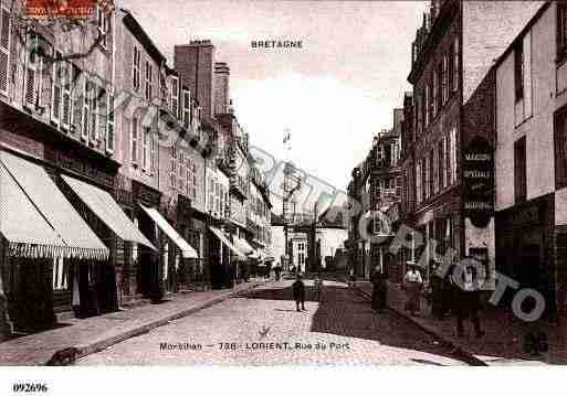 Ville de LORIENT, carte postale ancienne