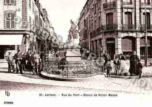 Ville de LORIENT, carte postale ancienne