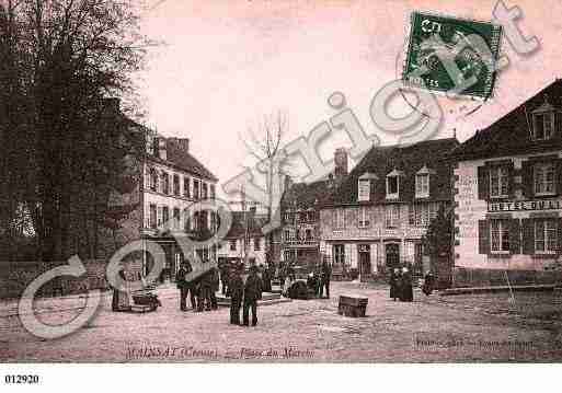 Ville de MAINSAT, carte postale ancienne