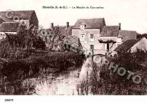 Ville de MEREVILLE, carte postale ancienne