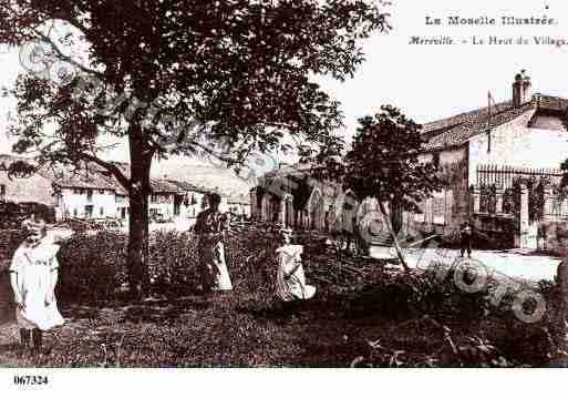 Ville de MEREVILLE, carte postale ancienne