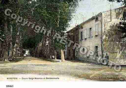 Ville de MIREPOIX, carte postale ancienne