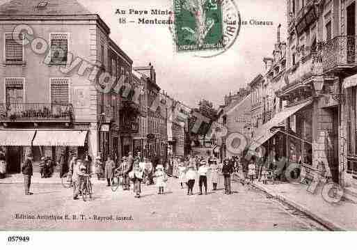 Ville de MONTCEAULESMINES, carte postale ancienne