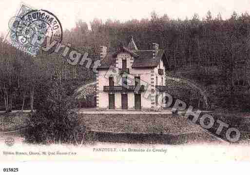 Ville de PANZOULT, carte postale ancienne