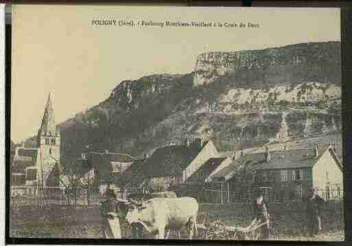 Ville de POLIGNY, carte postale ancienne