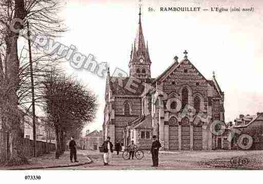 Ville de RAMBOUILLET, carte postale ancienne