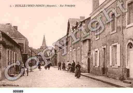 Ville de RUILLEFROIDFONDS, carte postale ancienne