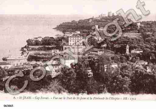 Ville de SAINTJEANCAPFERRAT, carte postale ancienne