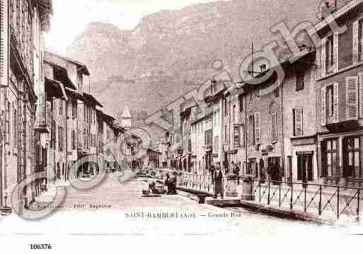 Ville de SAINTRAMBERTENBUGEY, carte postale ancienne