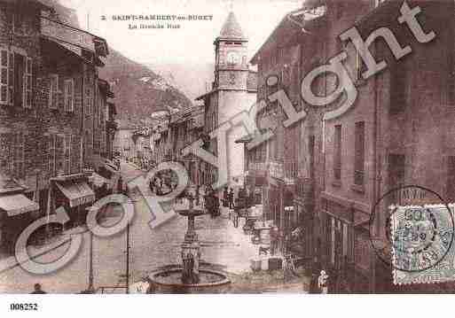 Ville de SAINTRAMBERTENBUGEY, carte postale ancienne