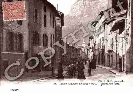 Ville de SAINTRAMBERTENBUGEY, carte postale ancienne