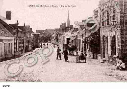 Ville de SAINTVIATRE, carte postale ancienne