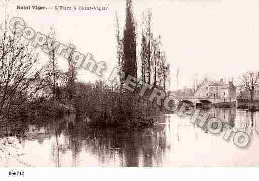 Ville de SAINTVIGOR, carte postale ancienne