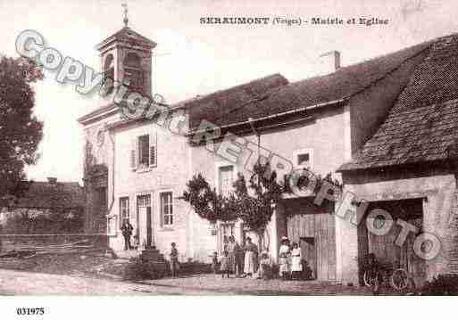 Ville de SERAUMONT, carte postale ancienne