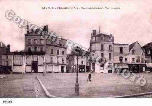 Ville de THOUARS, carte postale ancienne