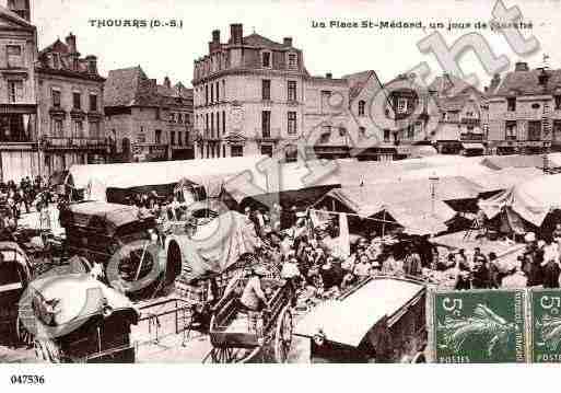 Ville de THOUARS, carte postale ancienne