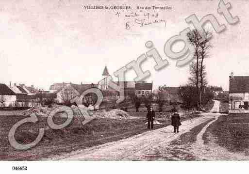 Ville de VILLIERSSTGEORGES, carte postale ancienne