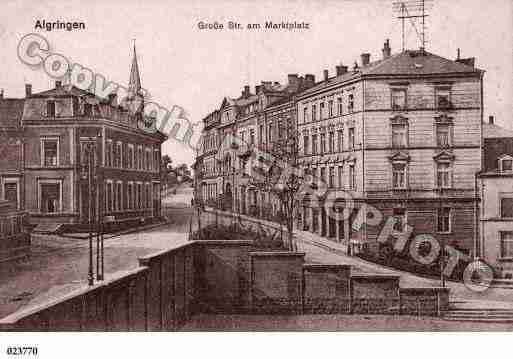 Ville de ALGRANGE, carte postale ancienne