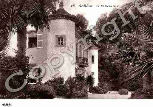 Ville de ANTIBESJUANLESPINS, carte postale ancienne