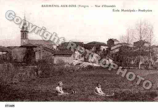 Ville de BADMENILAUXBOIS, carte postale ancienne