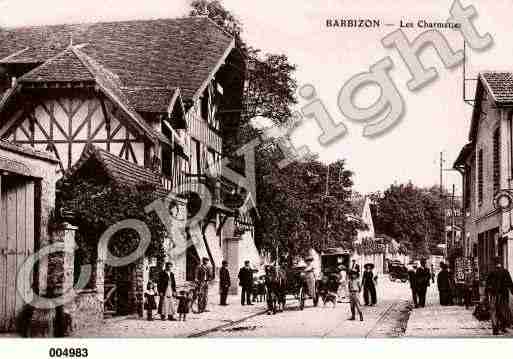 Ville de BARBIZON, carte postale ancienne