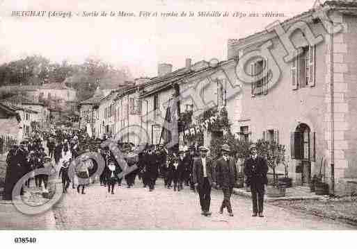 Ville de BETCHAT, carte postale ancienne